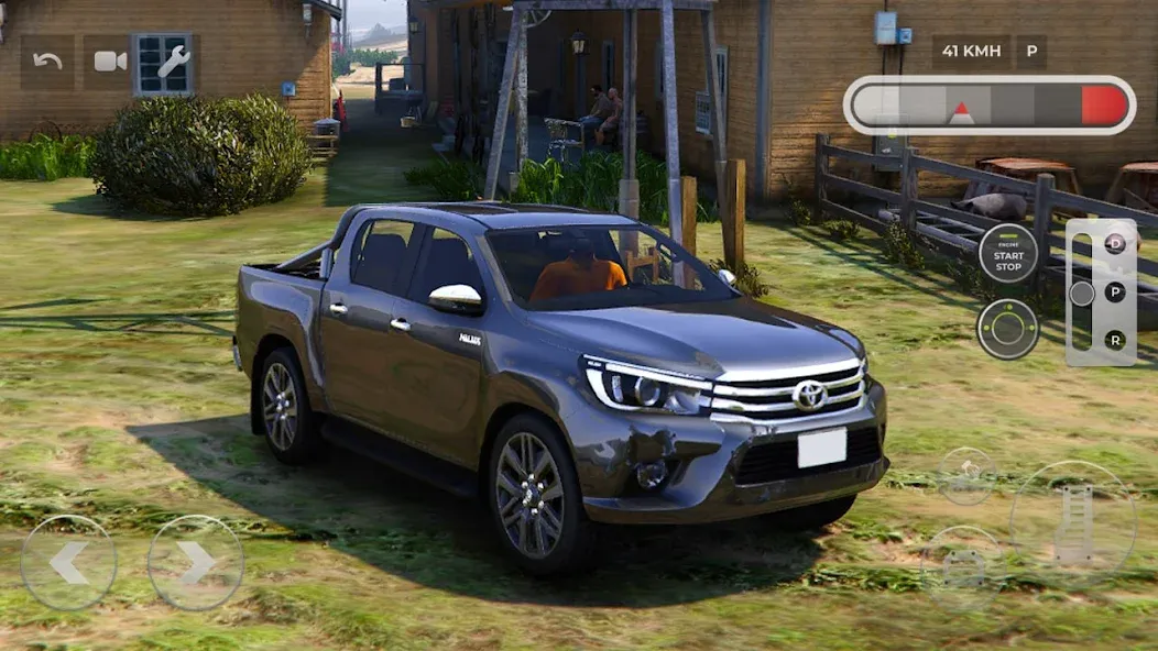 Toyota Hilux 4x4 Mountain Ride (Тойота Хайлюкс 44 Поездка по горам) [МОД Все открыто] APK Android Screenshot 1