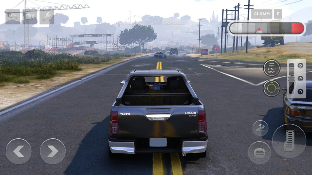 Toyota Hilux 4x4 Mountain Ride (Тойота Хайлюкс 44 Поездка по горам) [МОД Все открыто] APK Android Screenshot 2