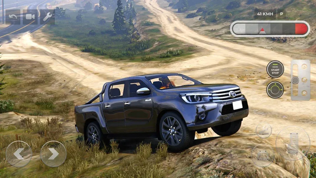 Toyota Hilux 4x4 Mountain Ride (Тойота Хайлюкс 44 Поездка по горам) [МОД Все открыто] APK Android Screenshot 5