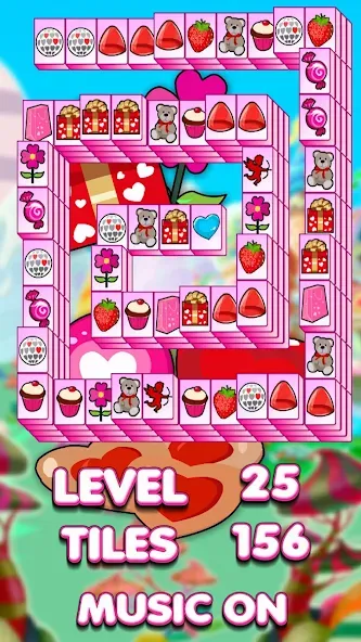 Lovely Mahjong [МОД Меню] APK Android Screenshot 4