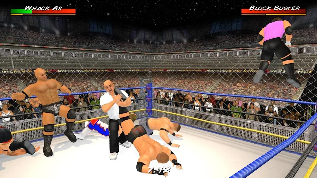 Wrestling Revolution 3D (Реслинг Революшн 3Д) [МОД Все открыто] APK Android Screenshot 1