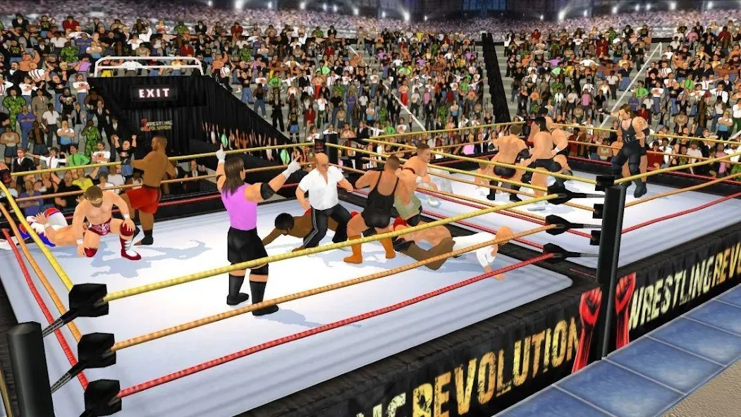 Wrestling Revolution 3D (Реслинг Революшн 3Д) [МОД Все открыто] APK Android Screenshot 5