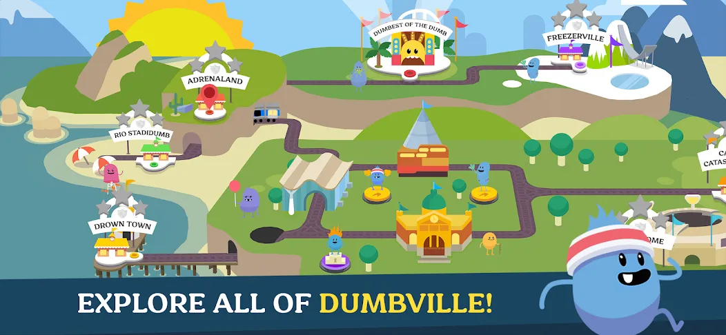 Dumb Ways to Die 2: The Games (Дамб Вэйс ту Дай 2) [МОД Все открыто] APK Android Screenshot 1