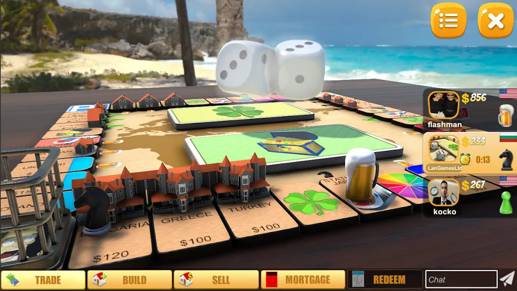 Rento - Dice Board Game Online [МОД Бесконечные монеты] APK Android Screenshot 1