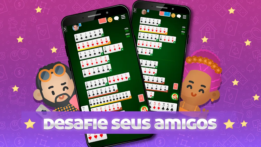 Buraco Online - Mano a Mano (Бурако Онлайн) [МОД Mega Pack] APK Android Screenshot 3