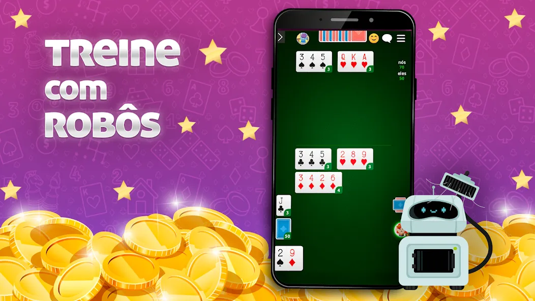 Buraco Online - Mano a Mano (Бурако Онлайн) [МОД Mega Pack] APK Android Screenshot 4