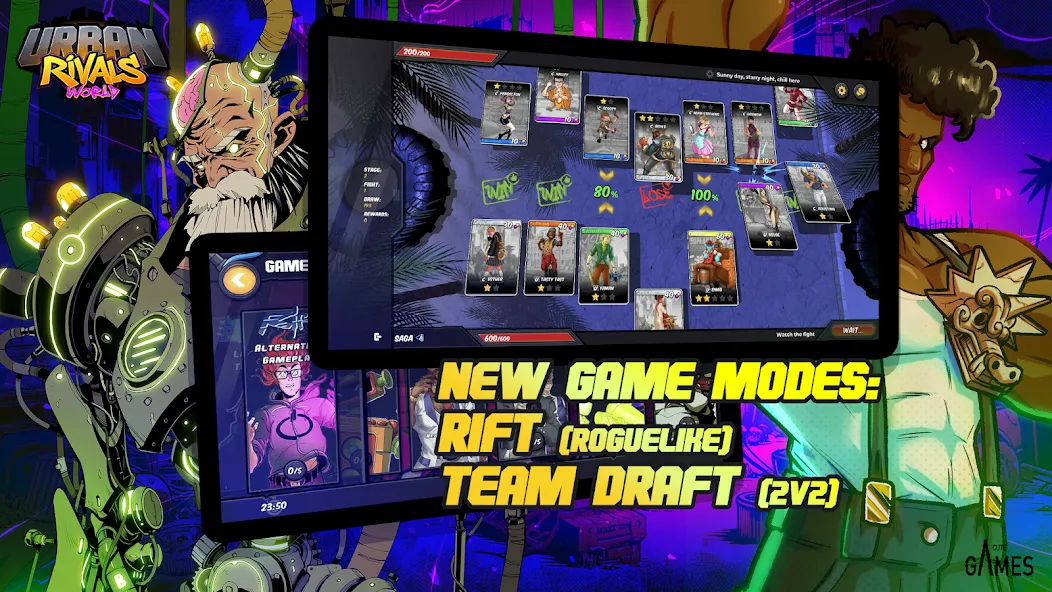 Urban Rivals (Урбан Ривалс ВОРЛД) [МОД Все открыто] APK Android Screenshot 4