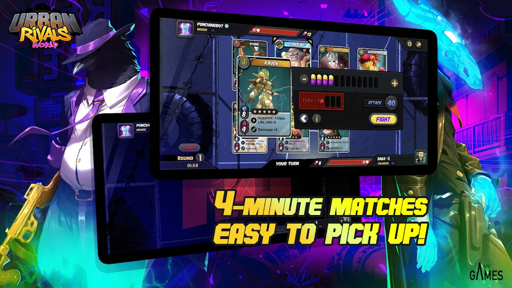 Urban Rivals (Урбан Ривалс ВОРЛД) [МОД Все открыто] APK Android Screenshot 5