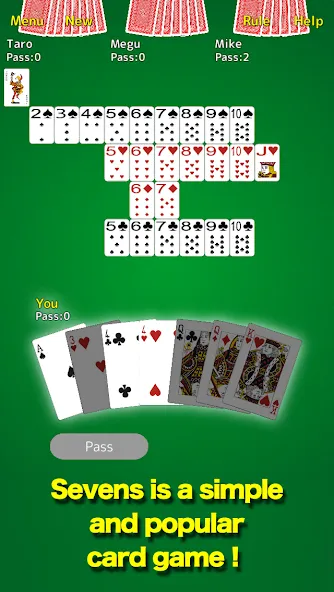 Sevens! [МОД Бесконечные монеты] APK Android Screenshot 2