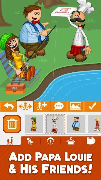 Papa Louie Pals (Папа Луи Пэлс) [МОД Mega Pack] APK Android Screenshot 4