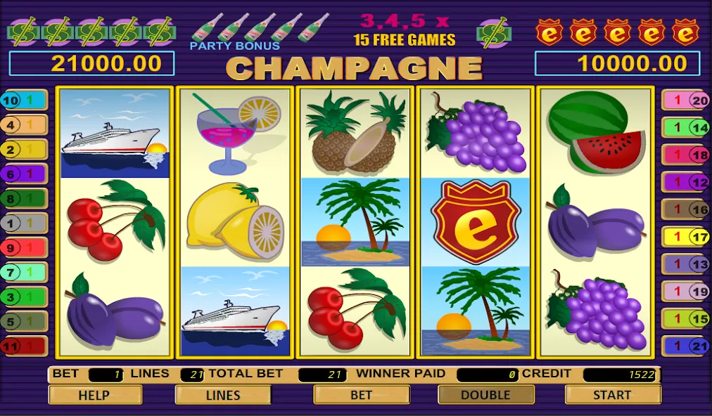 Champagne Slot (Шампанское Слот) [МОД Меню] APK Android Screenshot 1