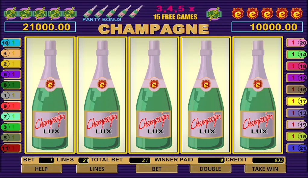Champagne Slot (Шампанское Слот) [МОД Меню] APK Android Screenshot 2