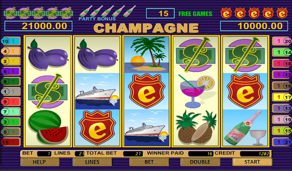 Champagne Slot (Шампанское Слот) [МОД Меню] APK Android Screenshot 4