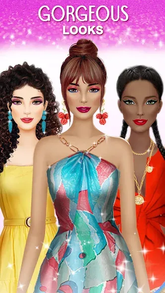 Fashion Stylist: Dress Up Game [МОД Mega Pack] APK Android Screenshot 1