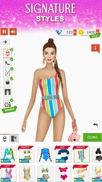 Fashion Stylist: Dress Up Game [МОД Mega Pack] APK Android Screenshot 5