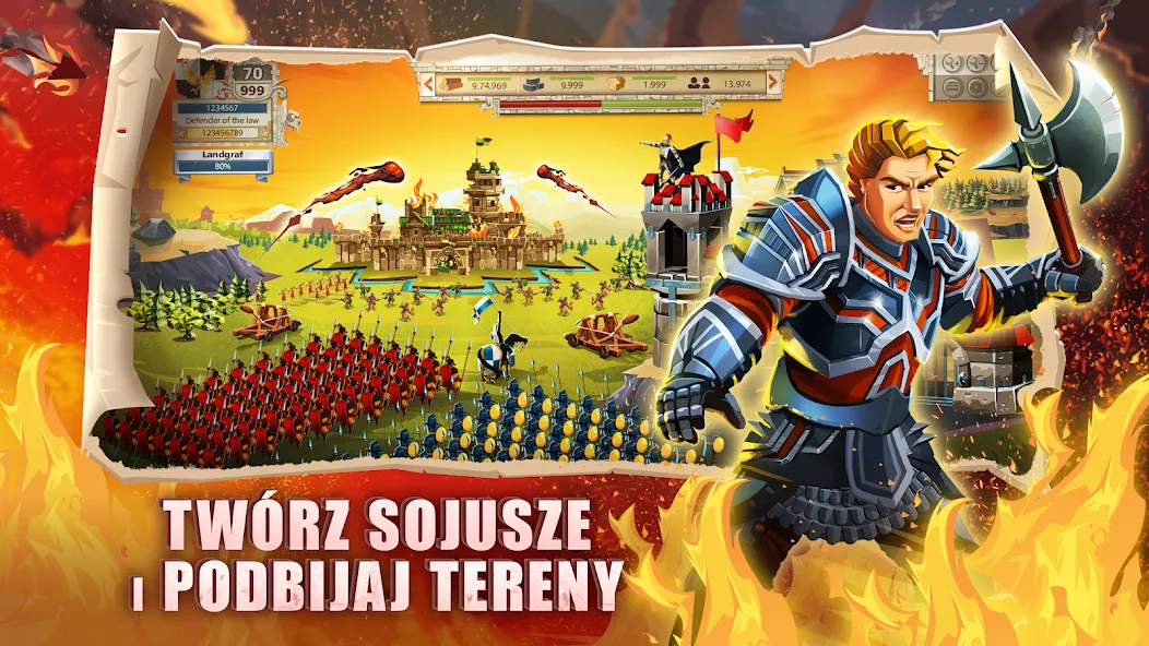 Empire: Four Kingdoms (PL) (Импайр) [МОД Все открыто] APK Android Screenshot 3