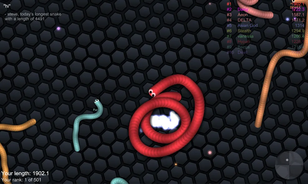 slither.io [МОД Premium] APK Android Screenshot 5
