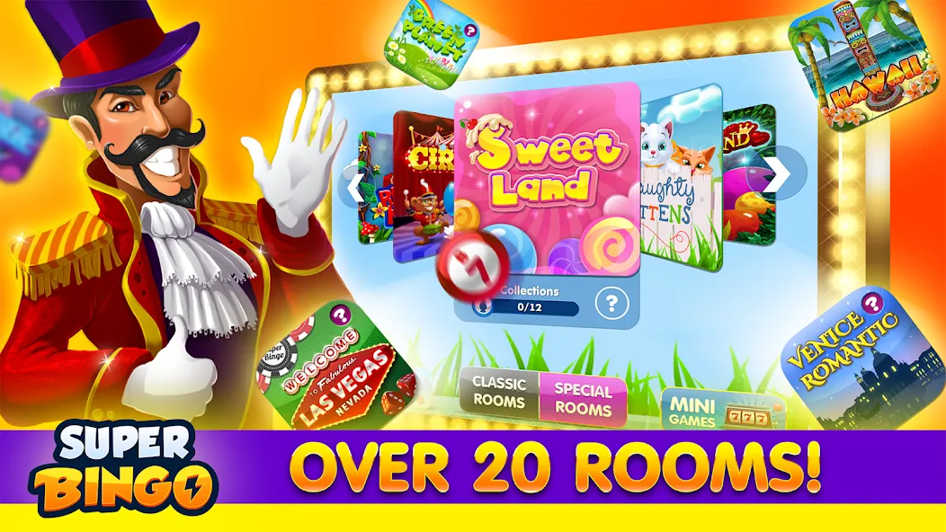 Super Bingo HD - Bingo Games (упер Бинго ) [МОД Много денег] APK Android Screenshot 3