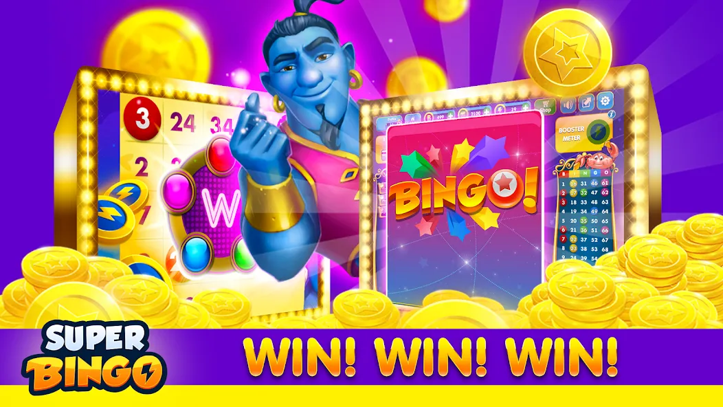 Super Bingo HD - Bingo Games (упер Бинго ) [МОД Много денег] APK Android Screenshot 5