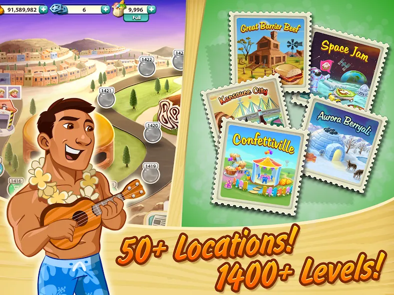 Kitchen Scramble: Cooking Game (Китчен Скрэмбл) [МОД Mega Pack] APK Android Screenshot 2