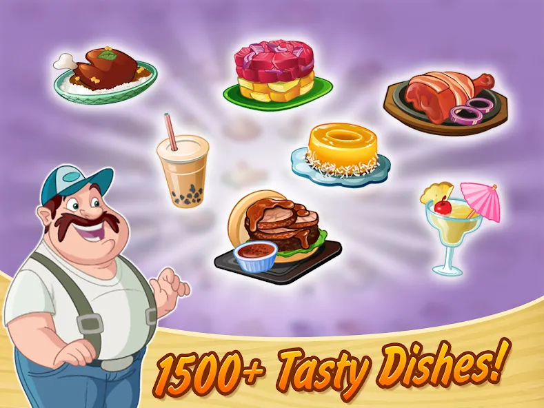 Kitchen Scramble: Cooking Game (Китчен Скрэмбл) [МОД Mega Pack] APK Android Screenshot 4