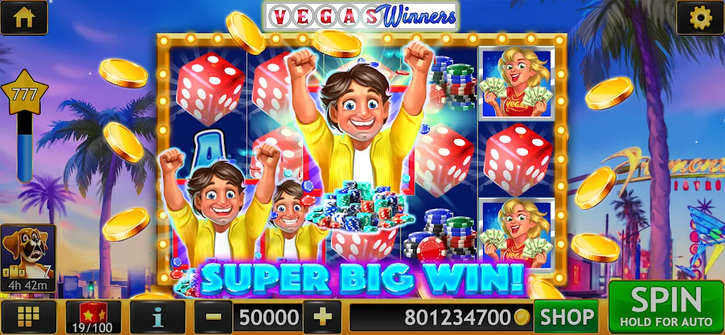 Slots of Luck: Vegas Casino (Слоты удачи) [МОД Unlocked] APK Android Screenshot 2