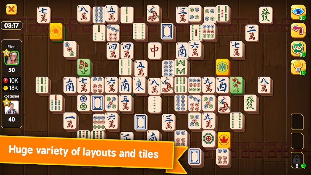 Mahjong Duels (Маджонг Дуэли) [МОД Меню] APK Android Screenshot 1