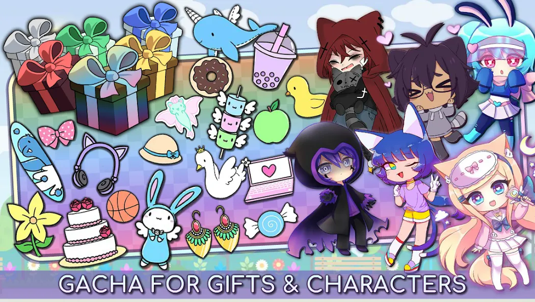 Gacha Life (Гача Лайф) [МОД Бесконечные монеты] APK Android Screenshot 2