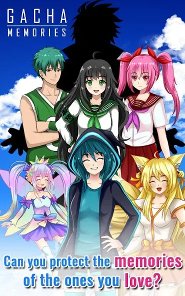 Gacha Memories - Anime Visual (Гача Мемориз) [МОД Бесконечные монеты] APK Android Screenshot 1