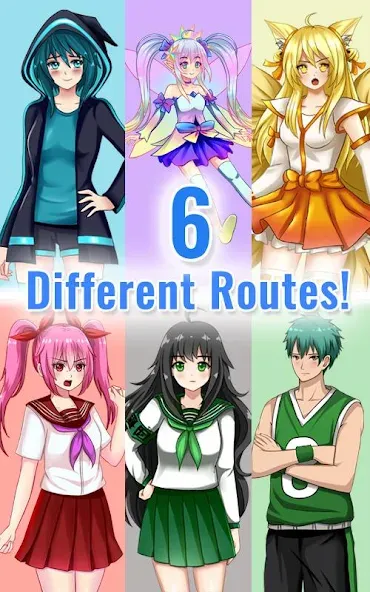 Gacha Memories - Anime Visual (Гача Мемориз) [МОД Бесконечные монеты] APK Android Screenshot 2