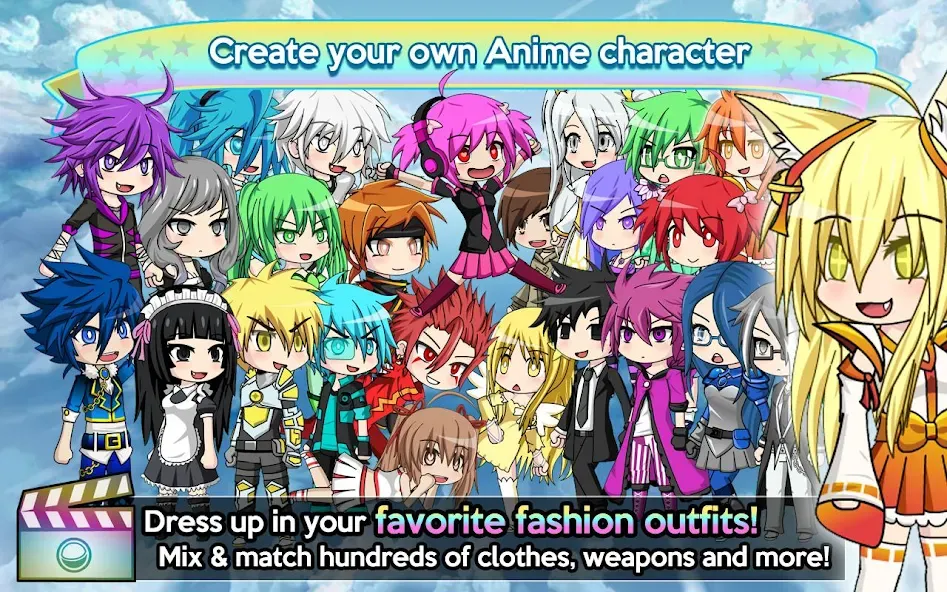Gacha Studio (Anime Dress Up) (Гача Студио) [МОД Бесконечные монеты] APK Android Screenshot 2
