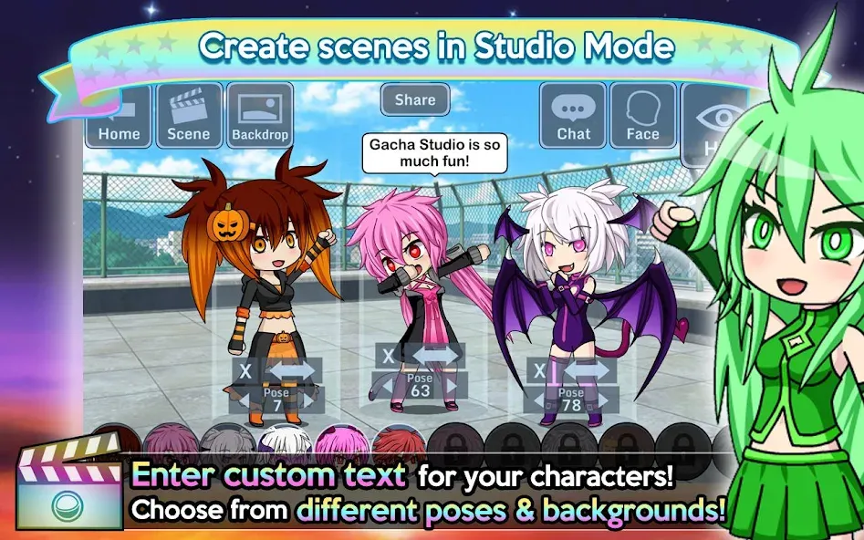Gacha Studio (Anime Dress Up) (Гача Студио) [МОД Бесконечные монеты] APK Android Screenshot 3