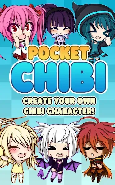 Pocket Chibi - Anime Dress Up (Покет Чиби) [МОД Premium] APK Android Screenshot 1