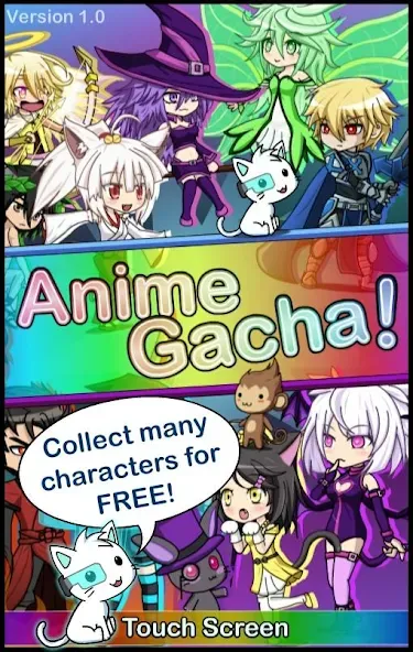 Anime Gacha! (Simulator & RPG) [МОД Mega Pack] APK Android Screenshot 1