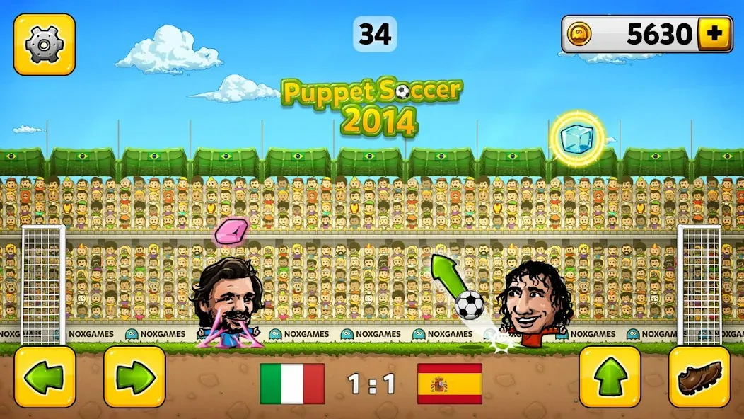 Puppet Soccer - Football [МОД Меню] APK Android Screenshot 3
