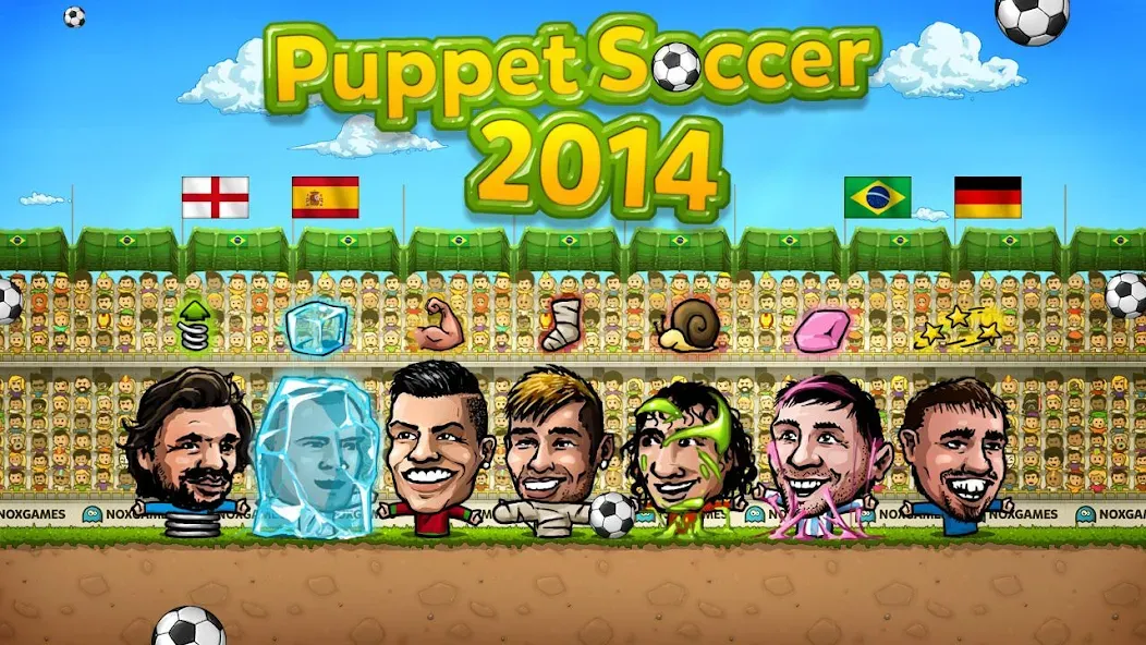 Puppet Soccer - Football [МОД Меню] APK Android Screenshot 4