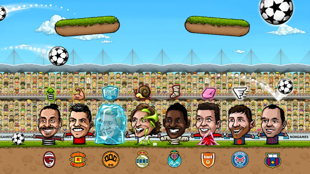 Puppet Soccer: Champs League (Паппет Соккер) [МОД Бесконечные монеты] APK Android Screenshot 3