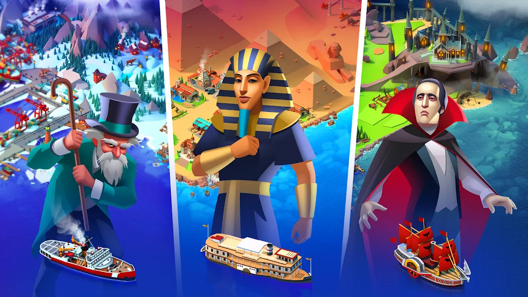 Sea Port: Cargo Boat Tycoon (Си Порт) [МОД Много денег] APK Android Screenshot 3