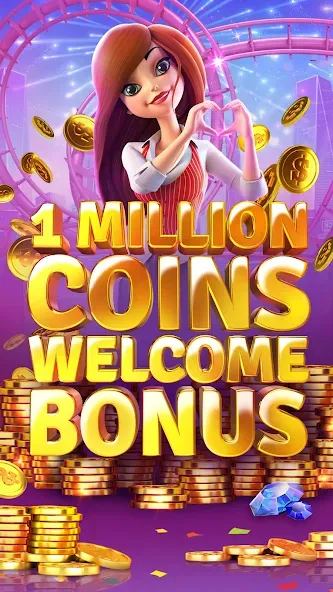 Slotomania™ Slots Casino Games (Слотомания) [МОД Unlocked] APK Android Screenshot 2
