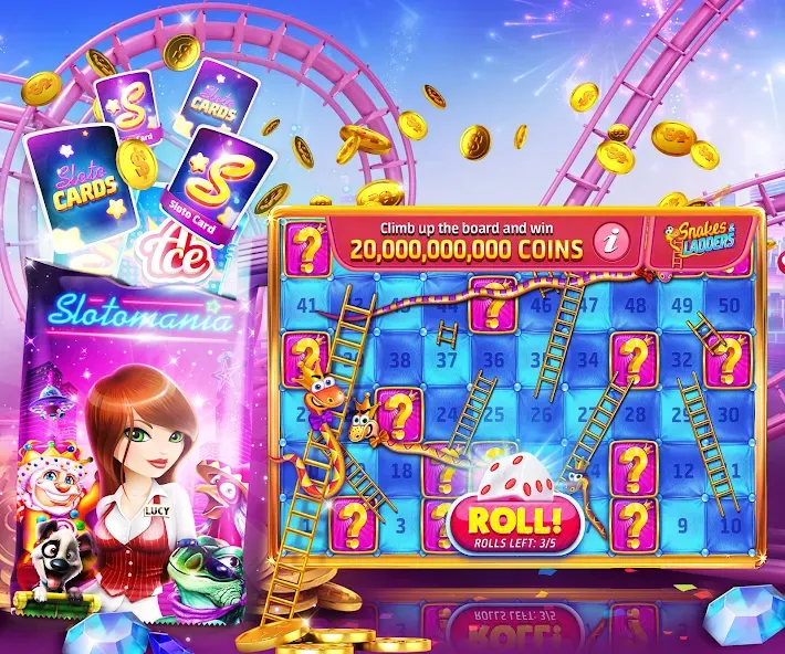 Slotomania™ Slots Casino Games (Слотомания) [МОД Unlocked] APK Android Screenshot 5