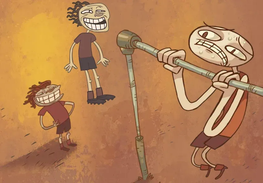 Troll Face Quest Sports Puzzle (Тролль Фейс Квест Спортс пазл) [МОД Бесконечные монеты] APK Android Screenshot 1