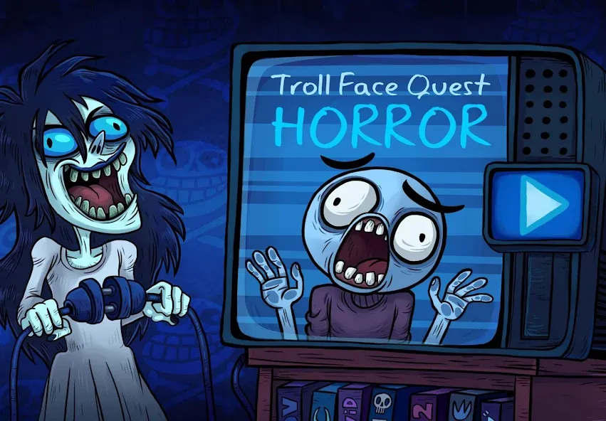 Troll Face Quest: Horror (Тролл Фейс Квест Хоррор) [МОД Много денег] APK Android Screenshot 1