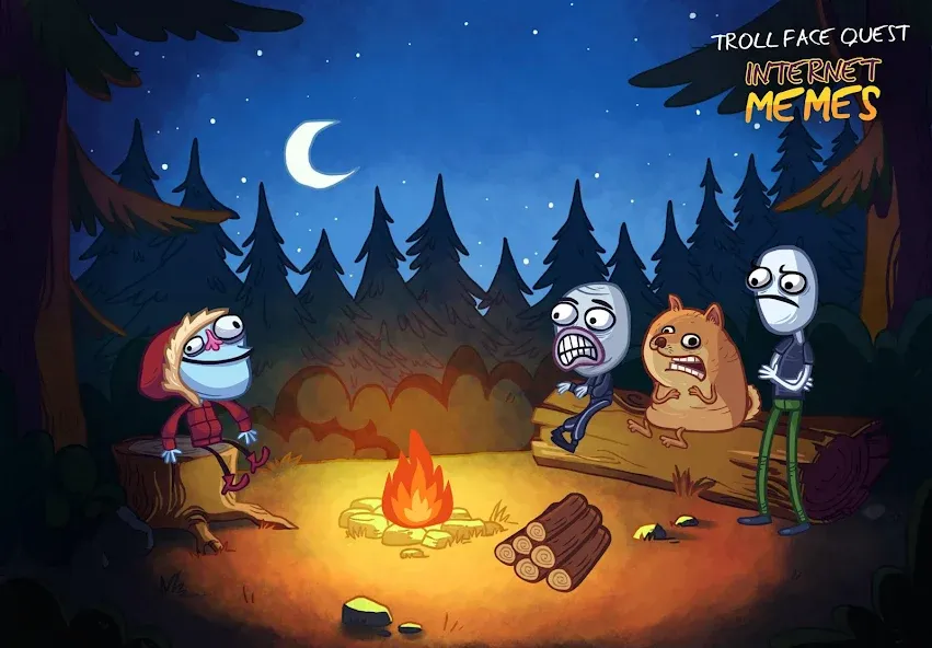 Troll Face Quest Internet Meme (Тролль Фейс Квест Интернет Мем) [МОД Все открыто] APK Android Screenshot 2