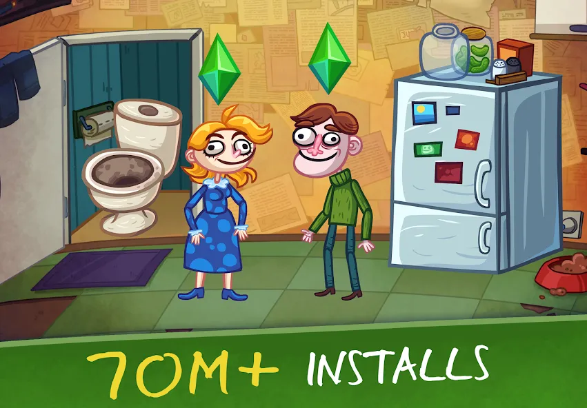 Troll Face Quest: VideoGames 2 (Тролль Фейс Квест Видеоигры 2) [МОД Mega Pack] APK Android Screenshot 5