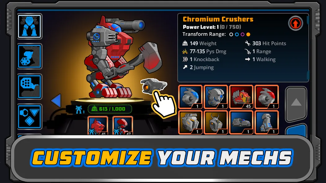 Super Mechs (Супер Мехи) [МОД Меню] APK Android Screenshot 3