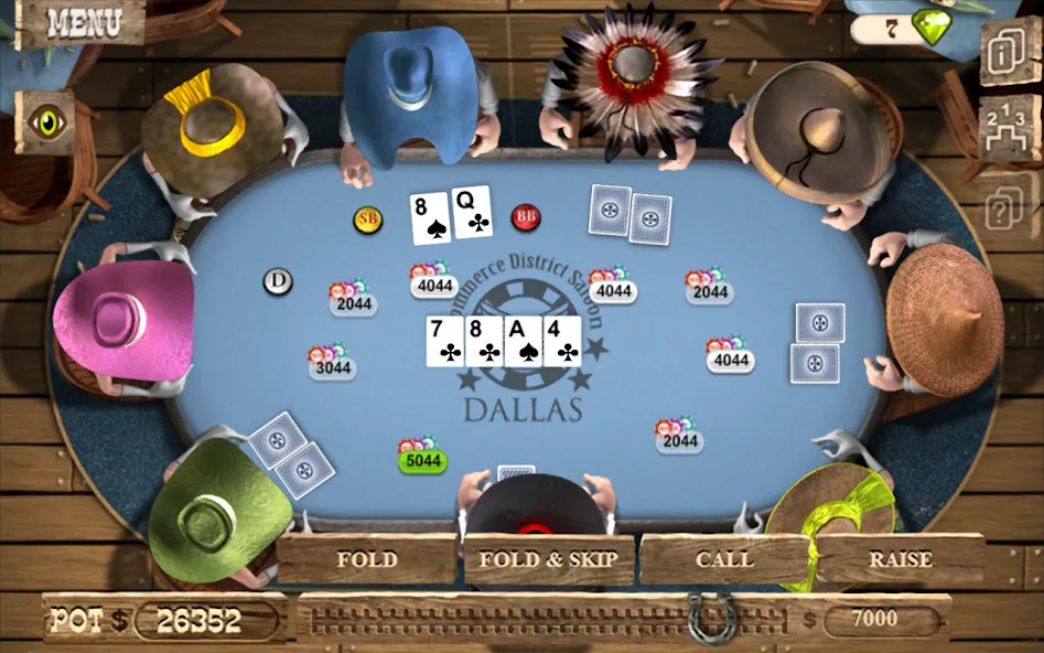 Governor of Poker 2 - Offline [МОД Бесконечные монеты] APK Android Screenshot 5