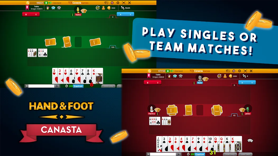 Hand and Foot Canasta [МОД Unlocked] APK Android Screenshot 4