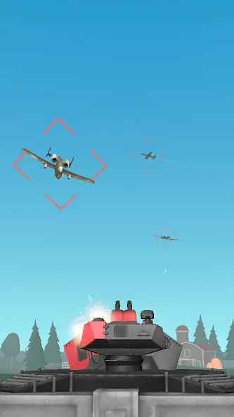 Air Defense: Airplane Shooting (Эйр Дефенс) [МОД Меню] APK Android Screenshot 1