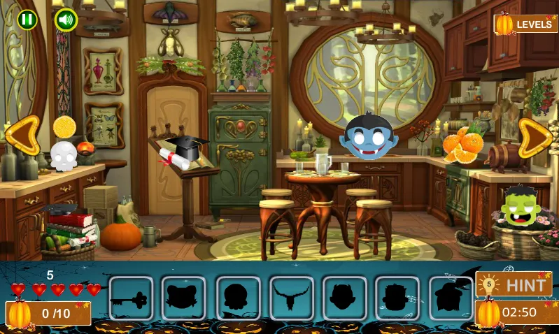 Halloween Hidden Objects (Хэллоуин Скрытые Объекты) [МОД Много денег] APK Android Screenshot 4
