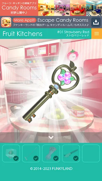 Escape Fruit Kitchens (Эскеип Фрут Китченз) [МОД Все открыто] APK Android Screenshot 4